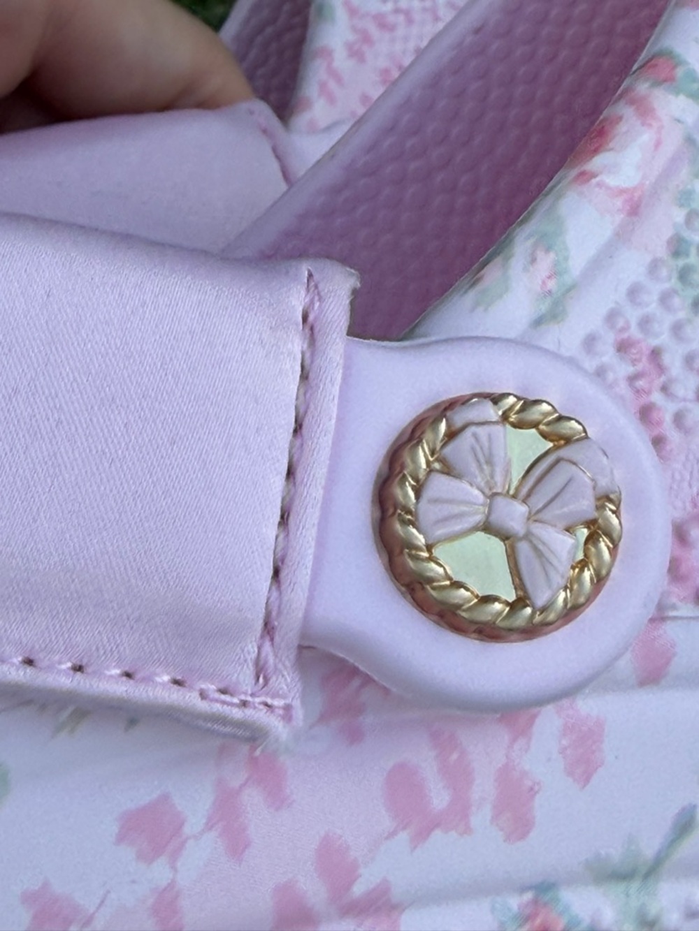 NWT LoveShackFancy x Crocs Classic Clog - Pink Milk SZ8 - Picture 7 of 7